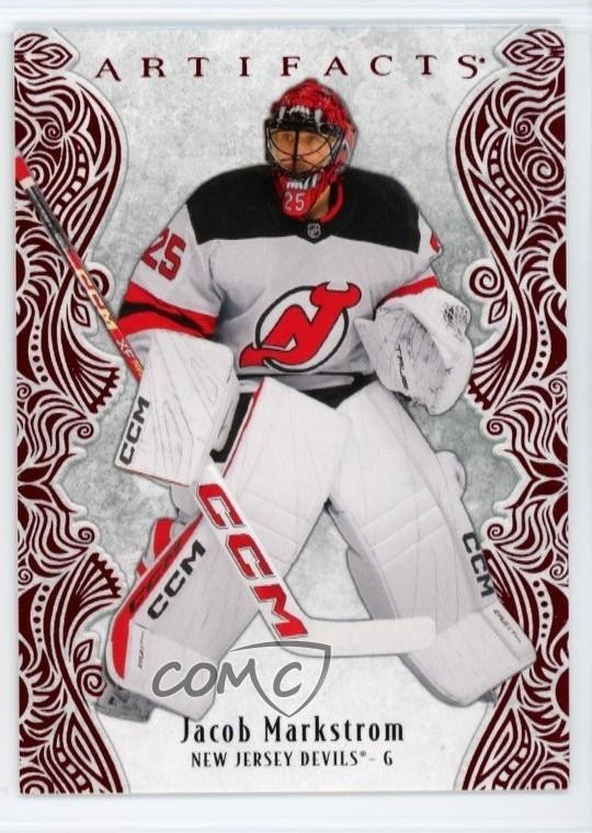 2025-26 Upper Deck Artifacts Ruby 317/599 Jacob Markstrom #49 1rv8