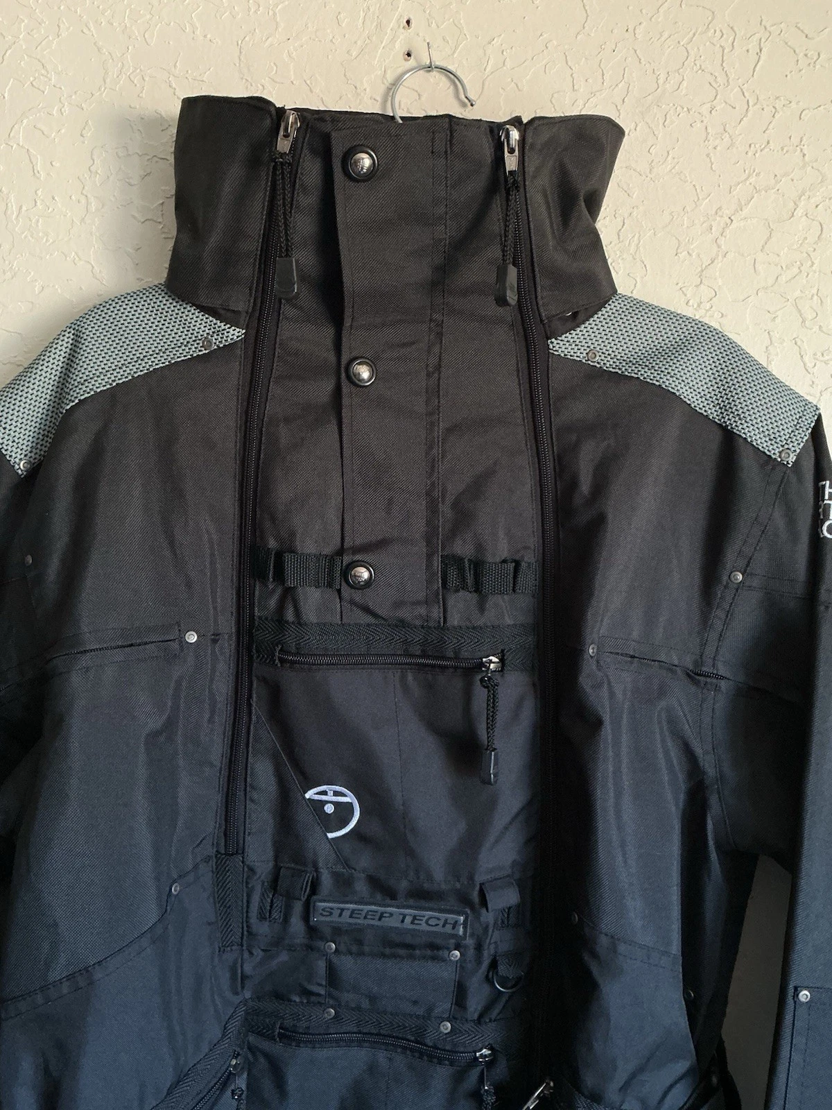 The North Face Steep Tech Ski Jacket Men's Medium Hooded Belted Scot Schmidt - product detail image 4