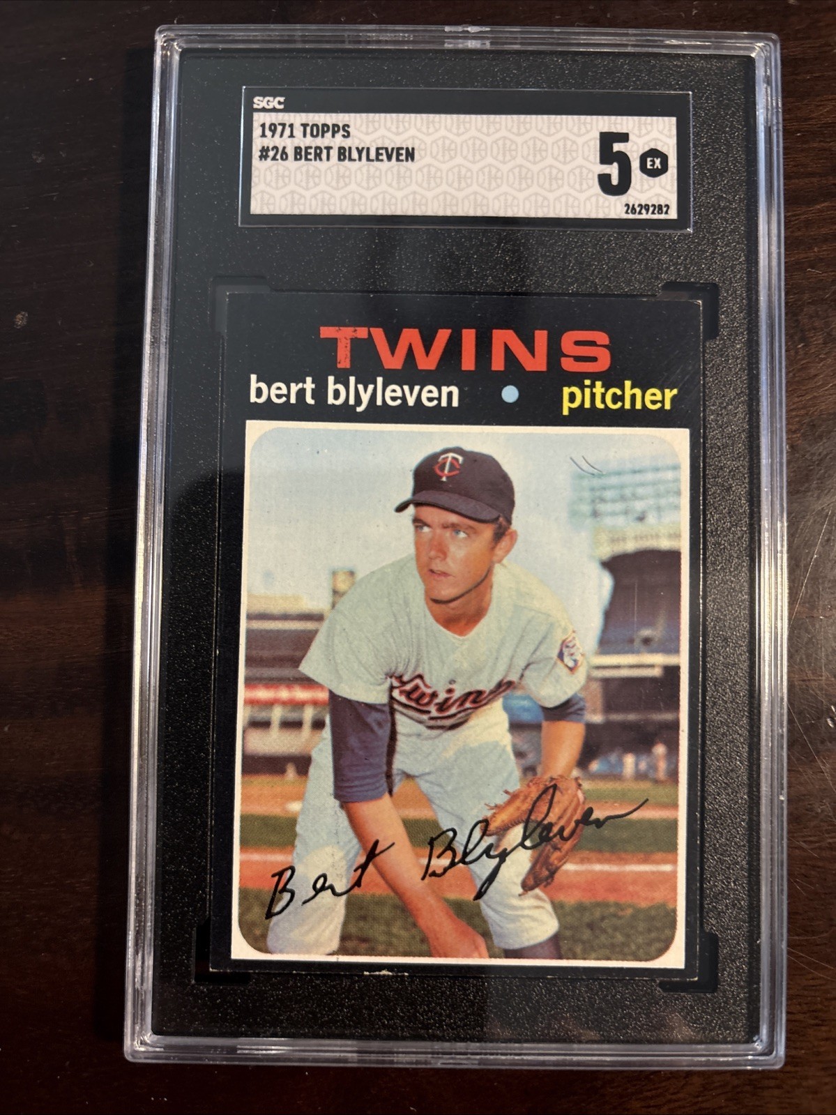 1971 Topps - Bert Blyleven #26 (RC) - SGC 5