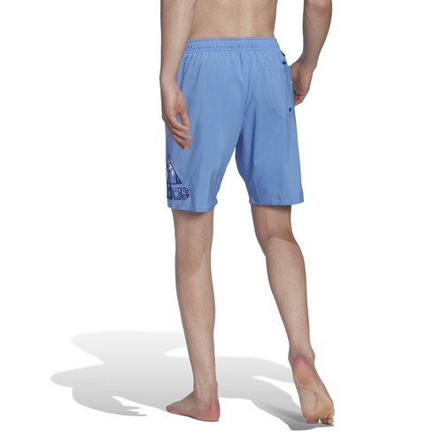 adidas Seasonal Floral Classics Logo 19" Swim Shorts Blue Fusion/Pulse Mint XS - Picture 3 of 5