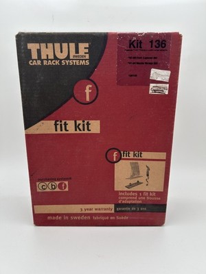 THULE Fit Kit 136 Car Rack System NEW In Box