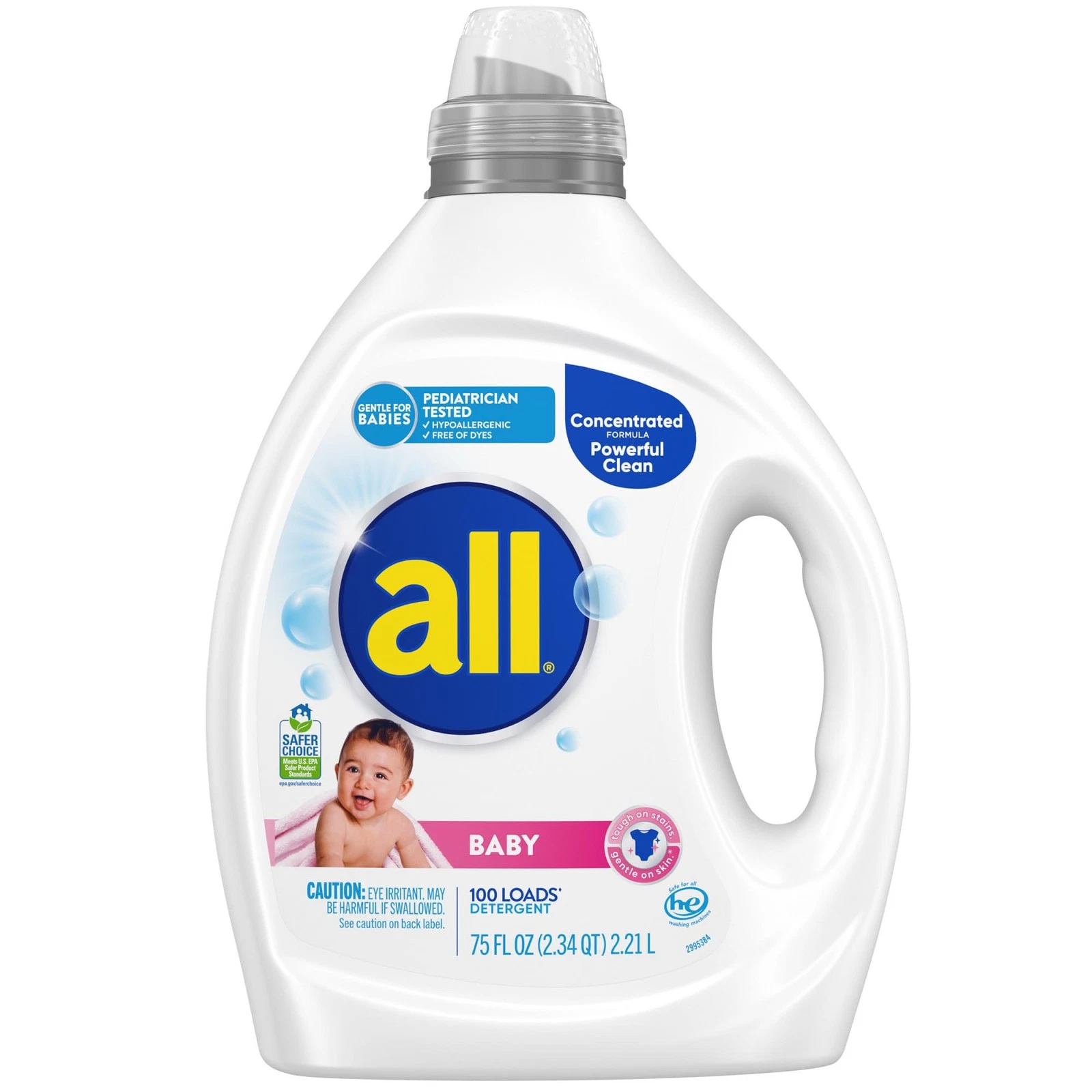 Baby, Gentle for Baby, Liquid Laundry Detergent, Hypoallergenic for Sensitive...
Opens in a new wind