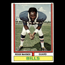 Reggie McKenzie #314 1974 Topps Buffalo Bills Football Card NFL EX