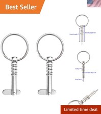 Pack of 2 Quick Release Pins - 316 Stainless Steel, Ideal for Boat Accessories