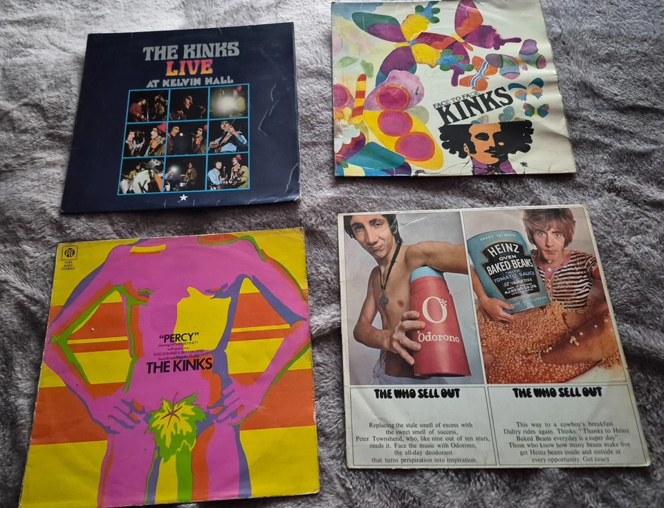 2 x BEATLES & 6 x ROLLING STONES & 3 X KINKS 1 x THE WHO LP  SLEEVES ONLY - Image 2 of 4
