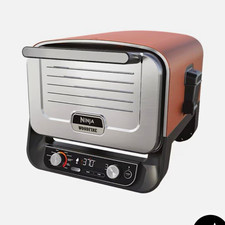 Ninja Woodfire Electric Outdoor Pizza Oven, Digital Control Panel, Metal Silver