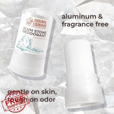 Natural Elephant Alum Stone Deodorant Stick 3 Pack Unscented