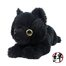 Sun Lemon (Sun Lemon) Kneeko Black S 13 × 15 × 36cm Plush animal Animal P-1972