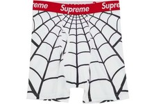 Supreme /Hanes Spider-Man Boxer Briefs 2 Pack Large White Brand New In Hand
