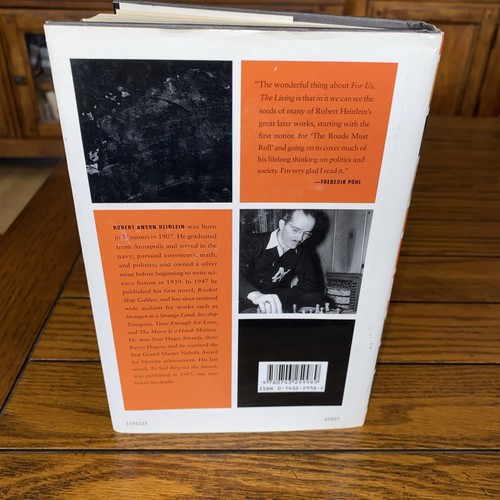 Robert Heinlein For Us, The Living~2004 HCDJ Scribner ~ VG+ Condition - Picture 3 of 8