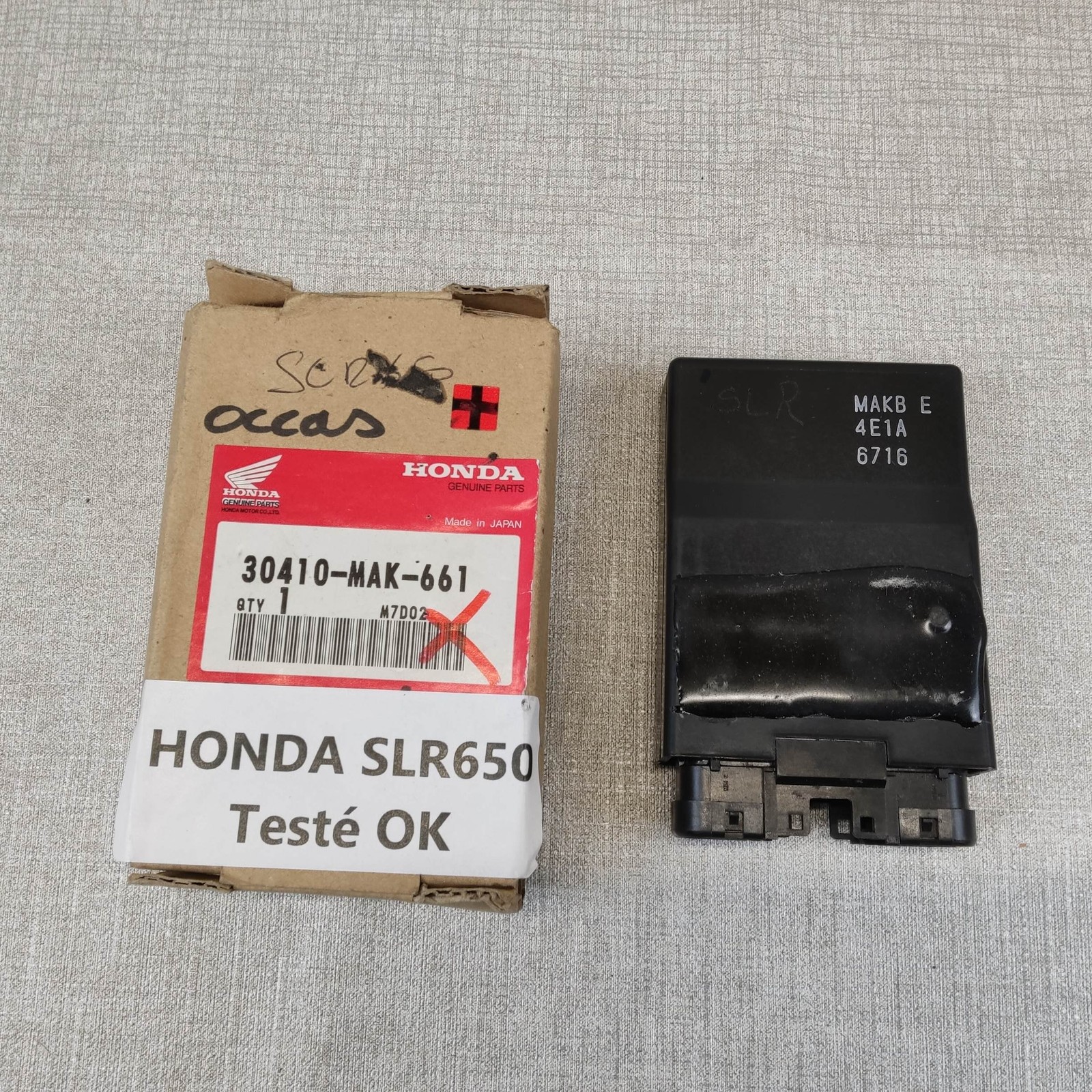 Boîtier CDI Honda SLR 650 d'occasion testé pour moto millésime 1997-1998