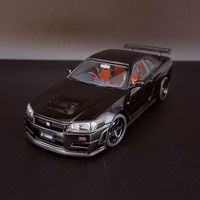 1:18 Nissan Nismo R34 GT-R Z-Tune Black Pearl – Autoart-Modellauto