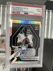2021 Donruss Optic Justin Fields Elite Series Rookie Auto Holo #/99 PSA 9 Mint
