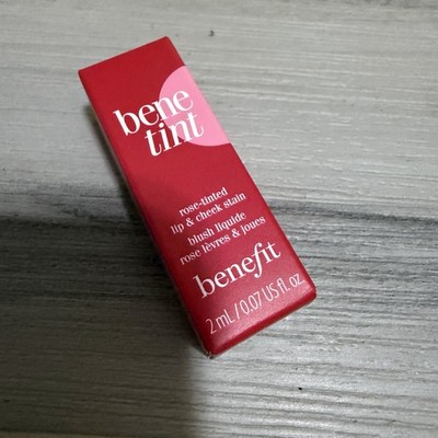Benefit Cosmetics Lip & Cheek Stain Bene tint  2ml new with box
