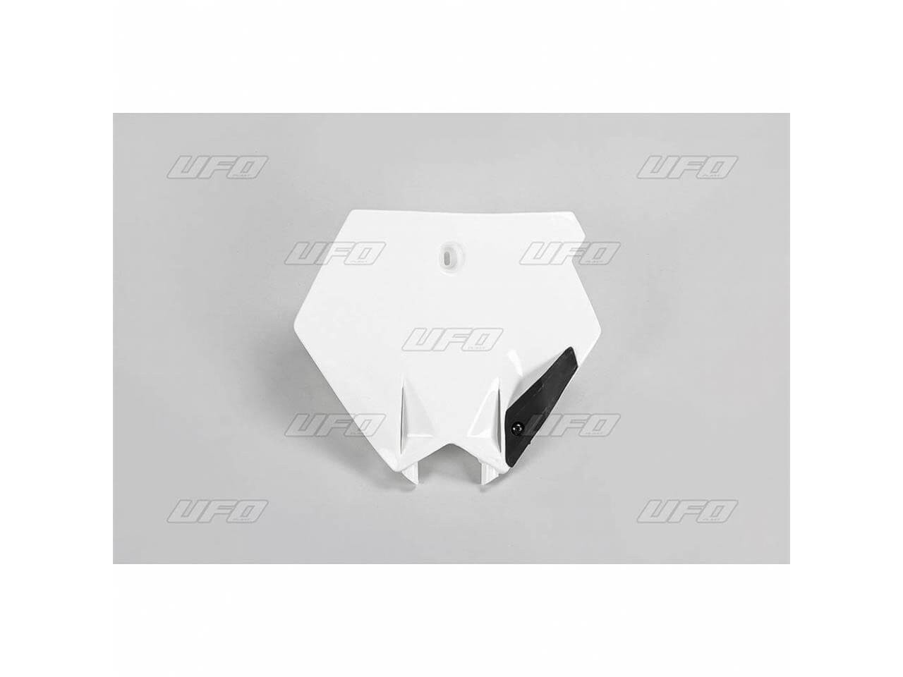 Plaque avant blanche UFO contre les chocs de pierres pour moto KTM SX 85 04/12