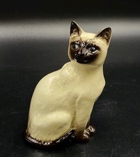 Vintage Royal Doulton Seal Point Siamese Cat Figurine, No 1887