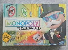 Monopoly For Millennials Board Game Family Fun 2018 New In Plastic Never Played