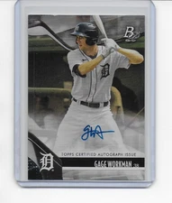 2021 Bowman Platinum GAGE WORKMAN Auto AUTOGRAPH Detroit Tigers