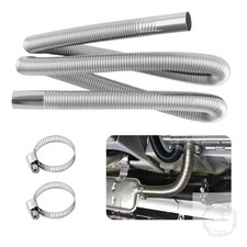 59 Diesel Heater Exhaust Pipestainless Steel Flexible Exhaust Pipe With 2 Hose 59 Diesel Heater Exhaust Pipestainless Steel Flexible Exhaust Pipe With 2 Hose