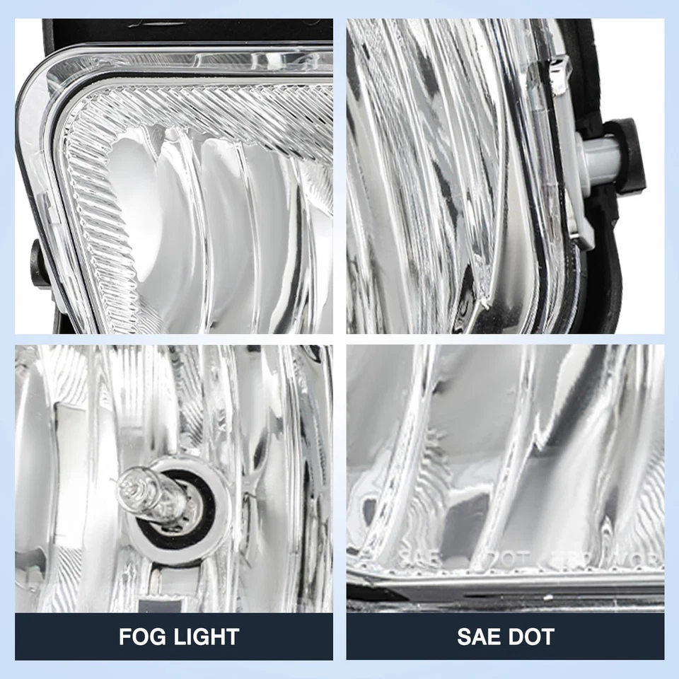 Luces antiniebla de parachoques izquierda+derecha 2 piezas para Chevy Silverado Avalanche 2003-2006 Foto 3 de 4