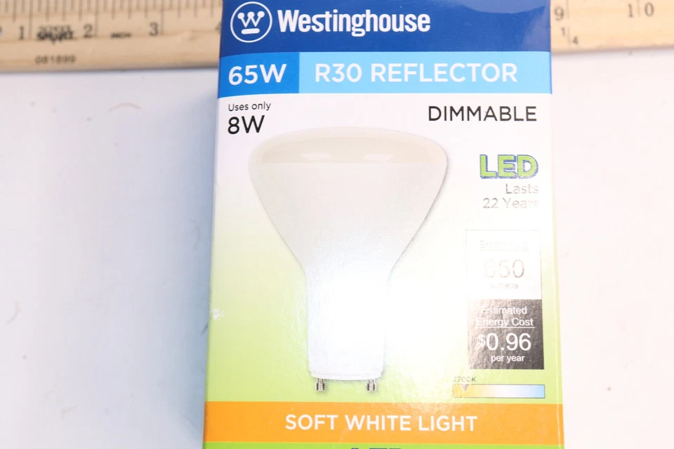 Westinghouse Lighting Flood Dimmable LED Light Bulb Soft White 65W Equivalent - Image 2 of 3