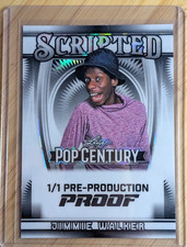 Leaf Pop Century Scripted 1/1 Pre-Production Proof JIMMIE WALKER Card