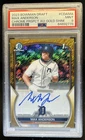2023 Bowman Draft Max Anderson Chrome Auto Gold Shimmer Refractor 1st #/50 PSA 9