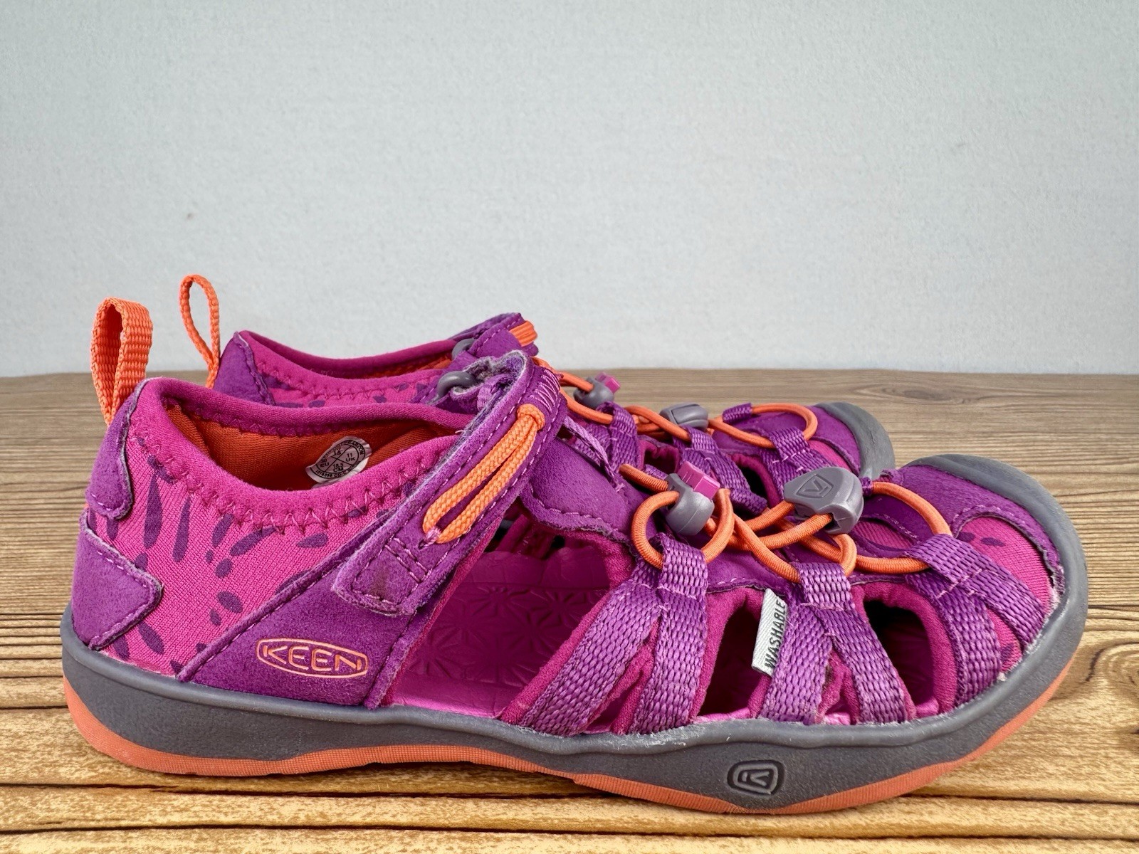 Sandali da trekking Keen Moxie rosa arancione bambina taglia US 12 outdoor