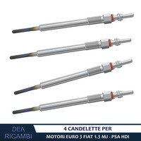 4X Stecker ZüNdung Fiat Punto, Evo Grande Punto 1.3 Multijet CD2119