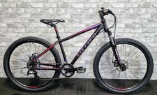 pink purple and black girls carrera bike, been used quite a lot but not recently