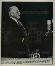 1950 Press Photo Warren Austin chief US delegate to the UN at General Assembly
