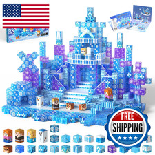 SSAWER Magnetic Blocks, 150PCS Magnetic Building Blocks, Stacking Magnets for Ki