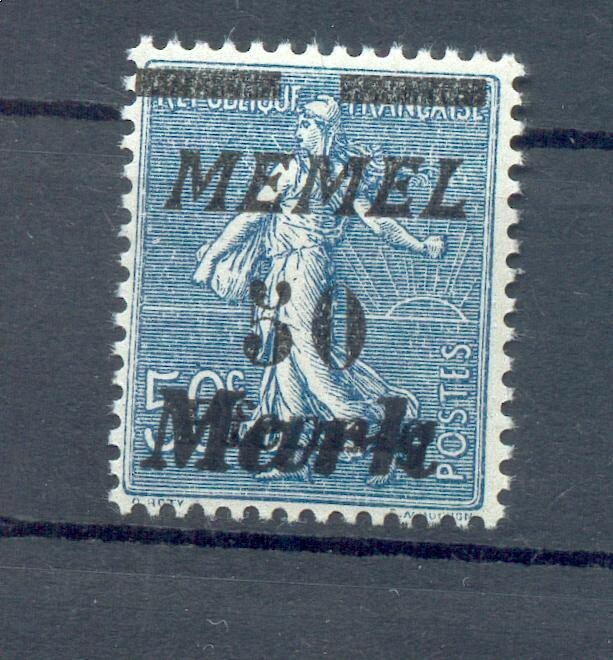 Memel 123BI ABART MNH POSTFRISCH BPP 70EUR (72223