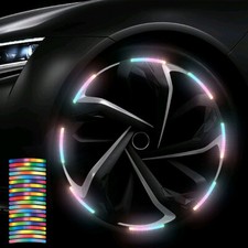 20× Reflective Car Wheel Hub Rim Stripe Tape Decal Sticker Trim Accessories