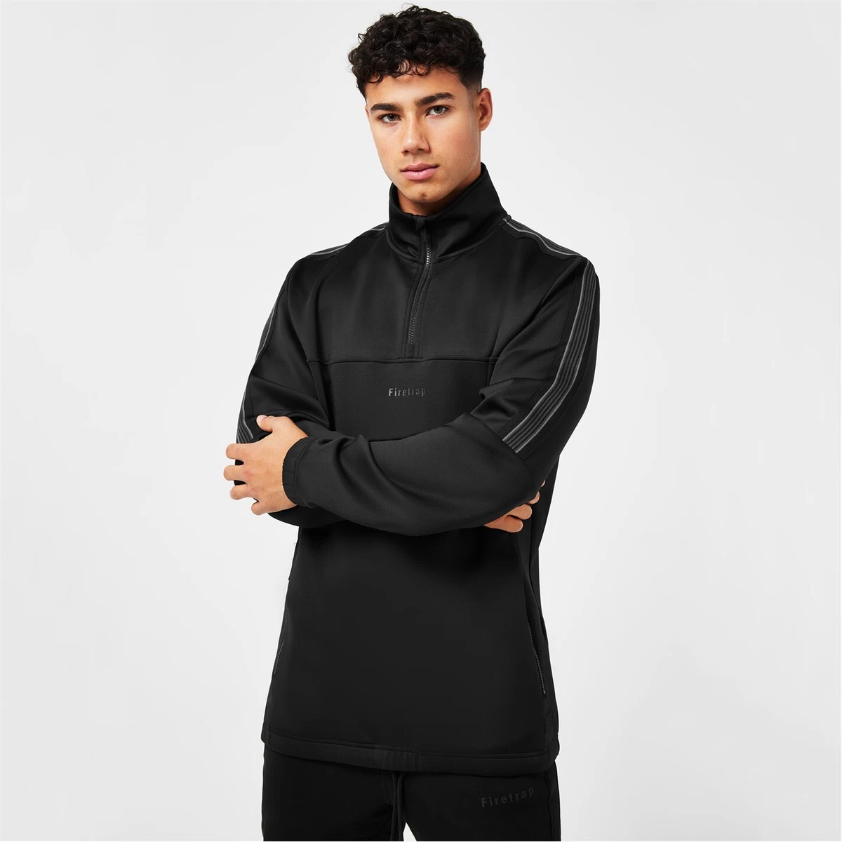 Mens Firetrap Top Tracksuit Sports Casual