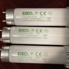 EIKO F15T8/ WW 15W 72CRI TCLP Fluorescent Tube Light Bulb HG