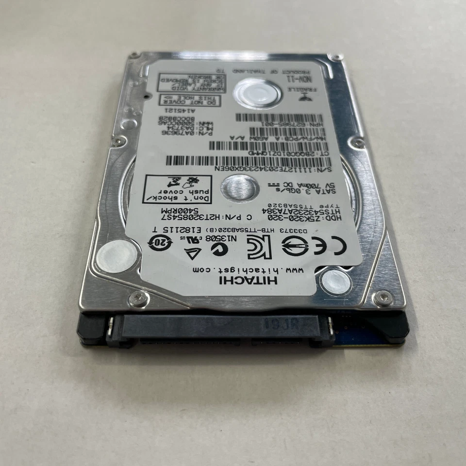 Hitachi Travelstar Z5K320 320GB 2.5" 5400RPM SATA 3GB/s 8MB HDD HTS543232A7A384 - Image 3 of 4
