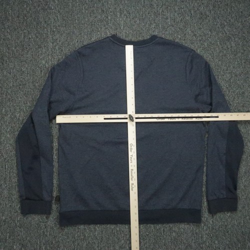 Hugo Boss Sweatshirt Mens XXL Blue Pullover Crew Long Sleeve Sweater - Picture 7 of 10