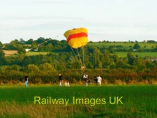 Photo - Parachute landing Redlands Airfield Wanborough Swindon (1)  c2009