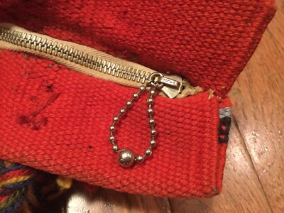 1930s Vintage Chimayo Large Purse Bag Fred Harvey Talon Ball Chain
