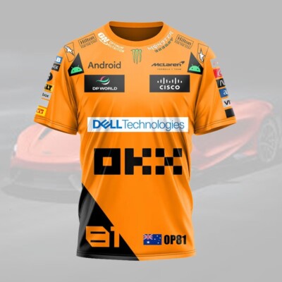 HOT SALE - Oscar Piastri Mclauren Formula 1 Team 3D Shirt, F1 McLaren Fans Gift