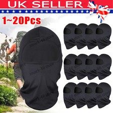 Balaclava Full Face Mask Men Women Cycling Ski Winter Warm Neck Black Motorbike