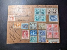 1923 Registered Netherlands Cover Front Only Gravenhage to The Hague