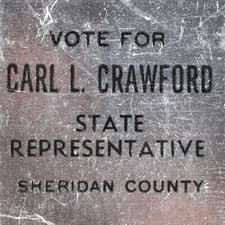 1960s Carl L Crawford Sheridan County Kansas State Representative Congress