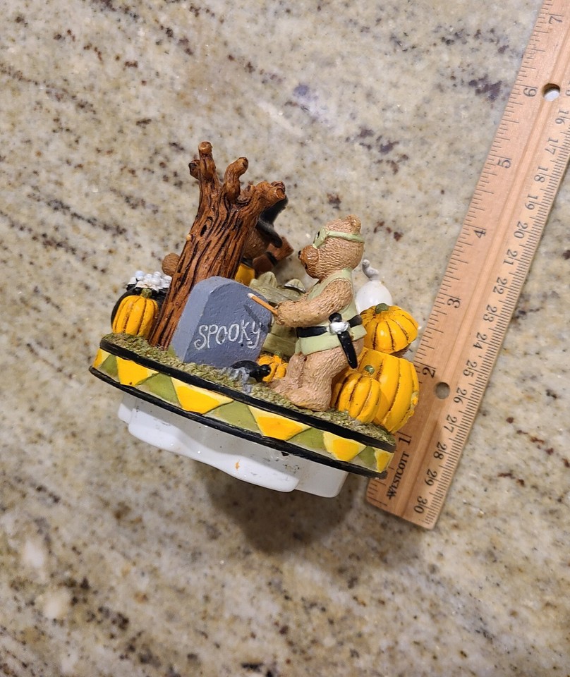 Old Virginia Candle Company Halloween Capper Topper Boo Bears S'toppers