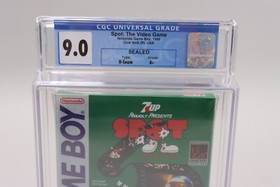 Spot: The Video Game Nintendo Game Boy GB New Sealed CGC Graded 9.0 A+ VGA Wata