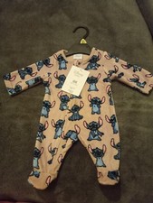 BOYS/GIRLS   DISNEY  BABY GROWTHS  X 2   UNISEX  NEW  BORN   INCLUDES  TAGS  