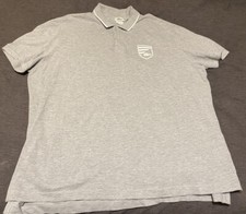 Lacoste Mens Gray Regular Fit Pique Polo Shirt Size 9 3XL