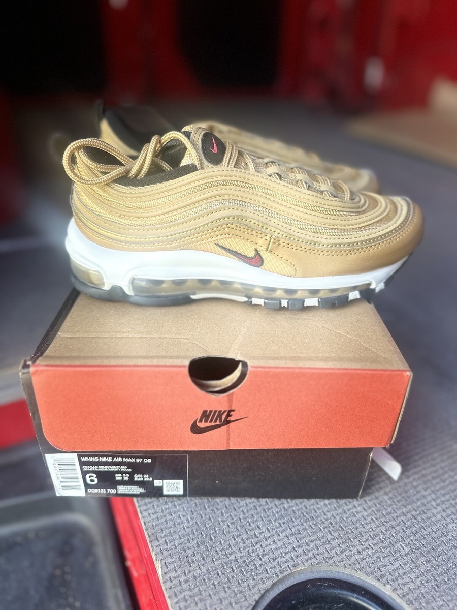 Size Nike Air Max 97 OG 2023 Metallic Gold W