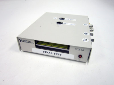 NATIONAL INSTRUMENTS SCB-68 SHIELDED I/O CONNECTOR BLOCK / SCREW TERMINAL - A